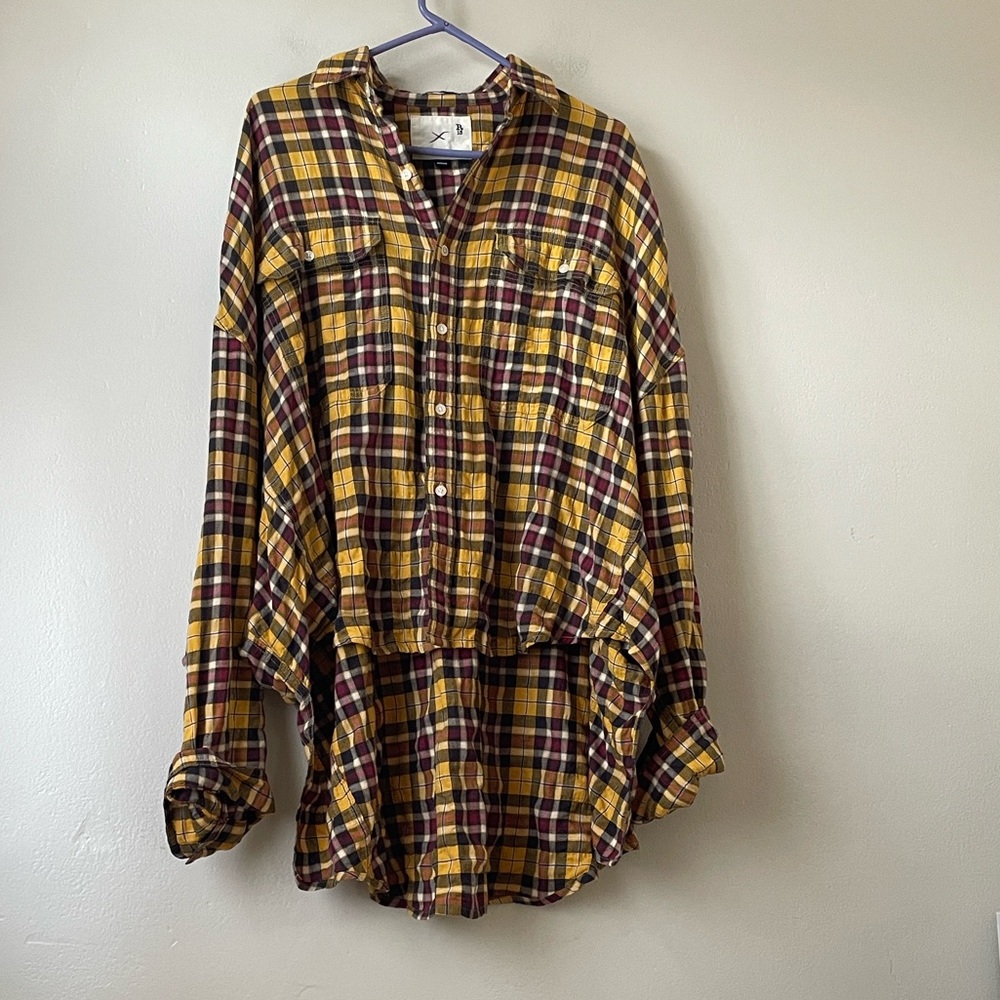 R13 Oversized plaid shirt - Picture 6 of 10